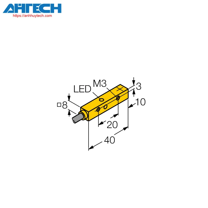 Inductive Sensor Turck ni4u-q8se-ap6x