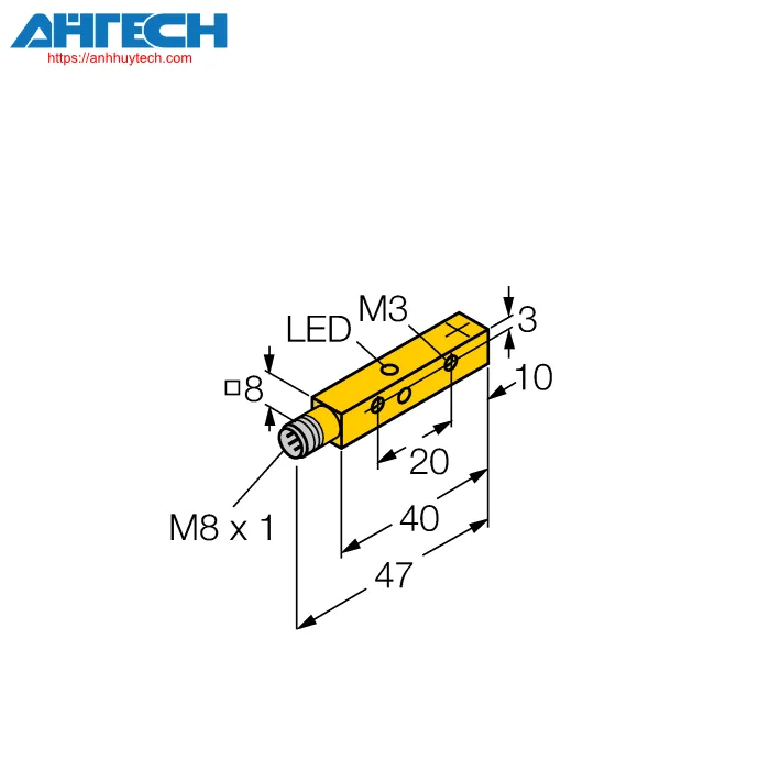 Inductive Sensor Turck ni4u-q8se-rp6x-v1131