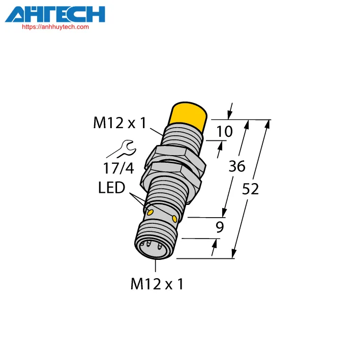 Cảm biến cảm ứng Turck ni5-em12-y1x-h1141