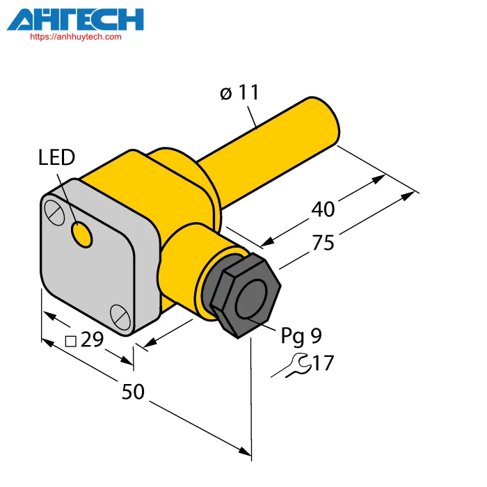 Cảm biến cảm ứng Turck ni5-k11sk-ap6x