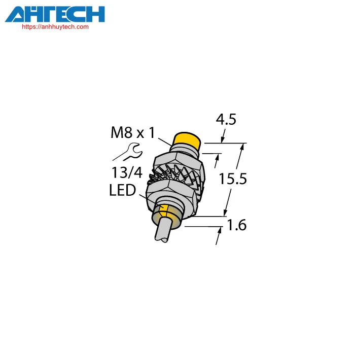 Inductive Sensor Turck ni5-m08kk-ap6x