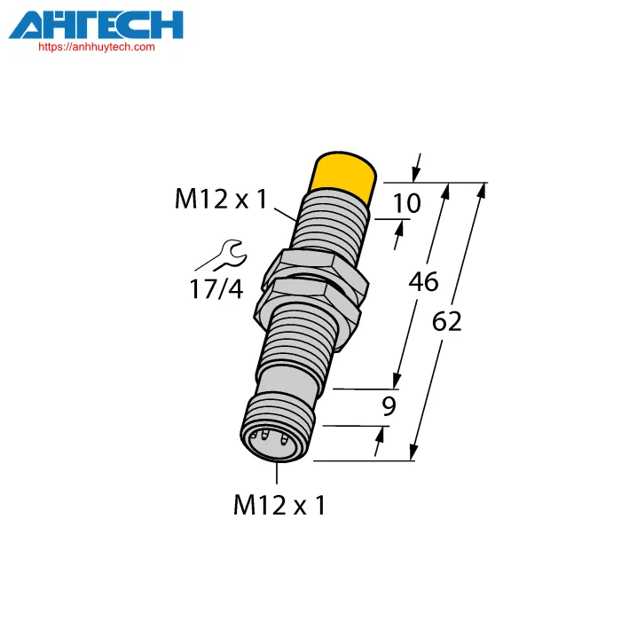 Cảm biến cảm ứng Turck ni5-m12-liu-h1141