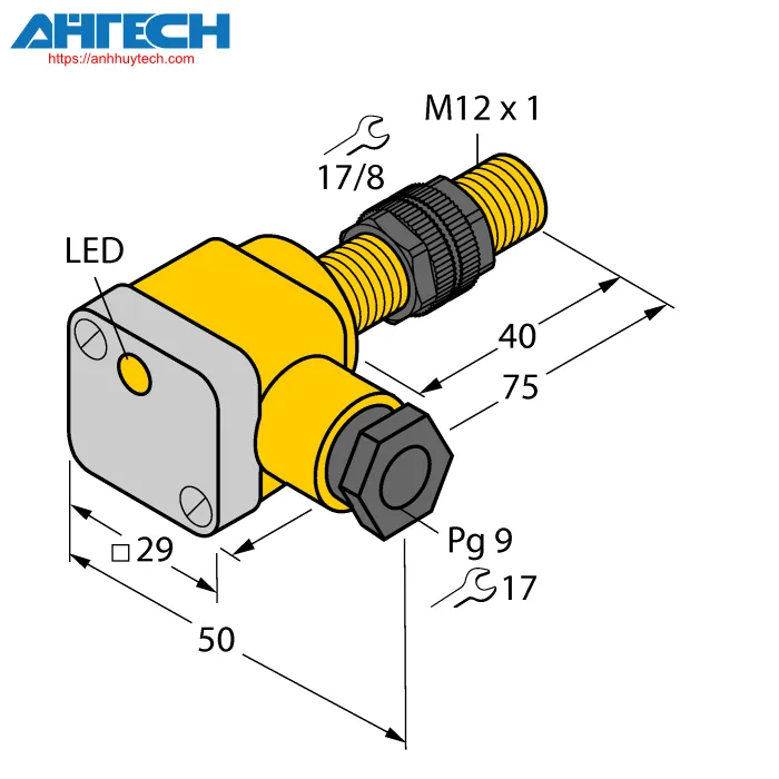 Cảm biến cảm ứng Turck ni5-p12sk-ap6x