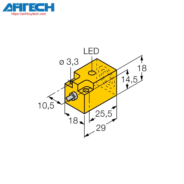 Inductive Sensor Turck ni5-q18-an6x
