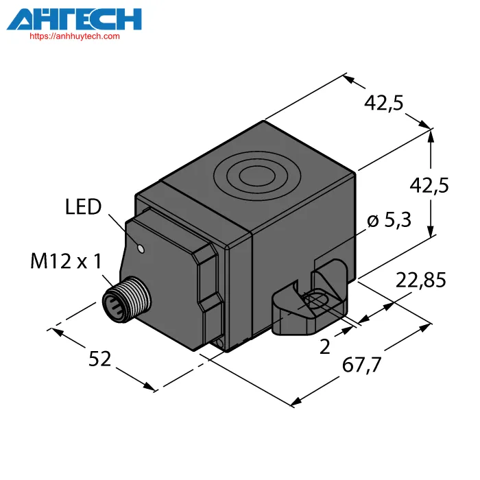 Inductive Sensor Turck ni50u-q42twd-vp6x-h1141