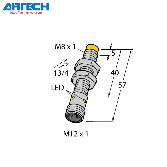 Inductive Sensor Turck ni6u-eg08-ap6x-h1341