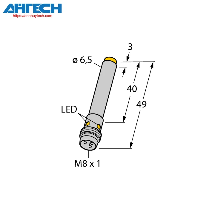Inductive Sensor Turck ni6u-eh65-ap6x-v1131