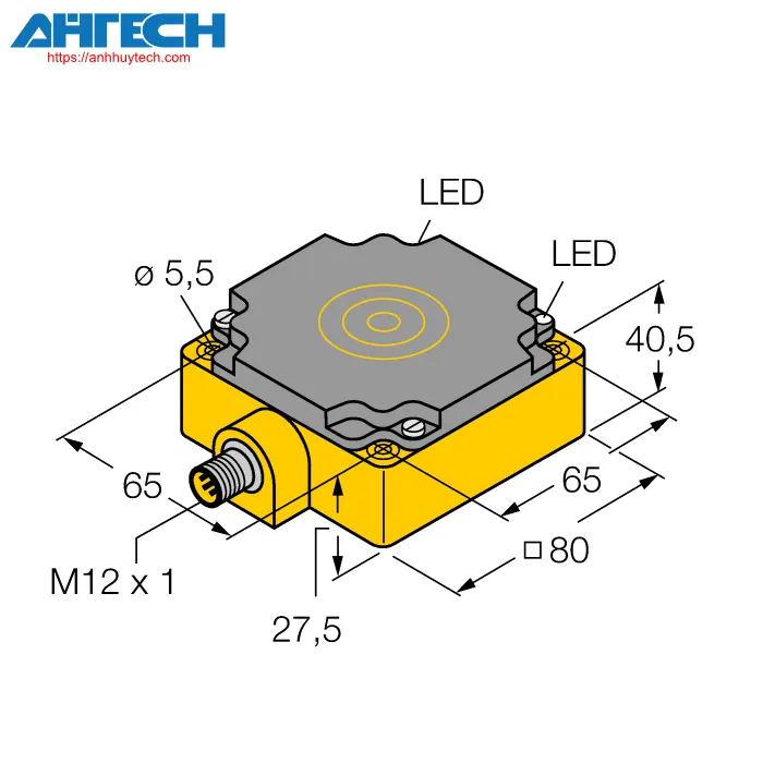 Cảm biến cảm ứng Turck ni75u-cp80-ap6x2-h1141