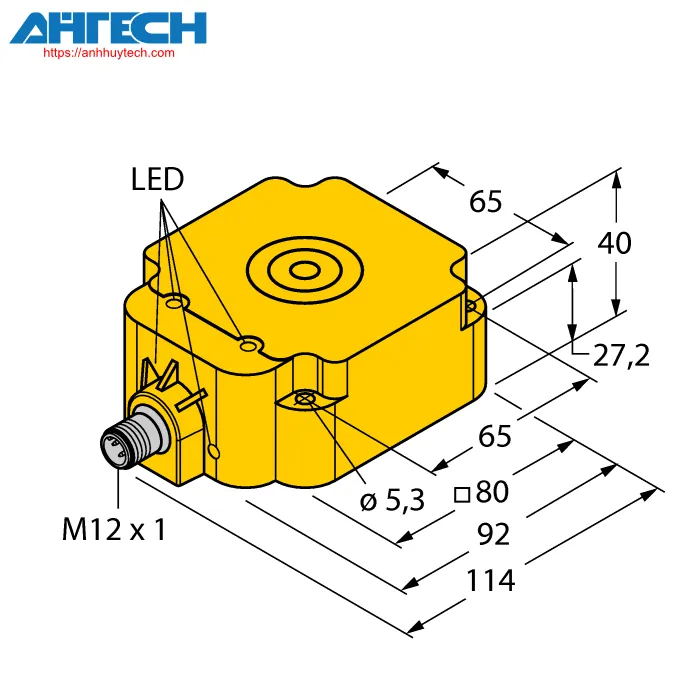Cảm biến cảm ứng Turck ni75u-q80-vp4x2-h1141