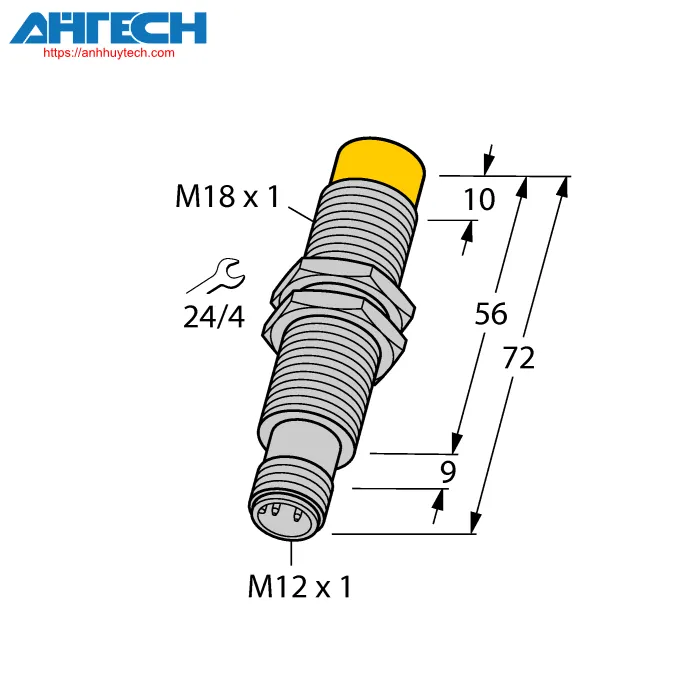 Cảm biến cảm ứng Turck ni8-m18e-liu-h1141