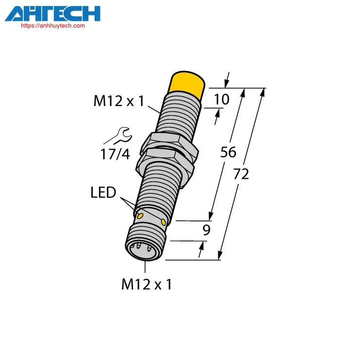 Inductive Sensor Turck ni8u-m12ee-ap6x-h1141