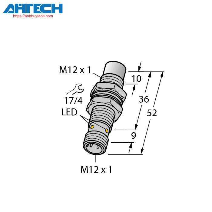 Inductive Sensor Turck ni8u-mt12h-ap6x-h1141