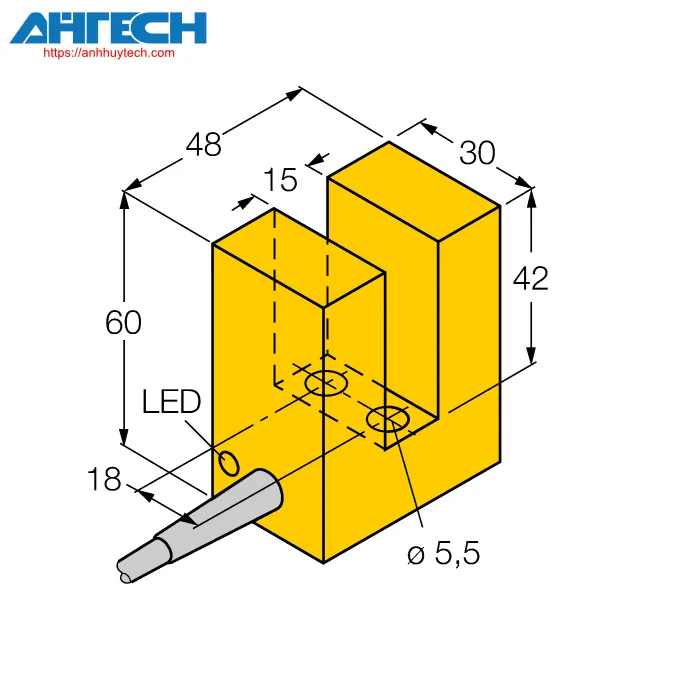 Inductive Sensor Turck si15-k30-ap6x