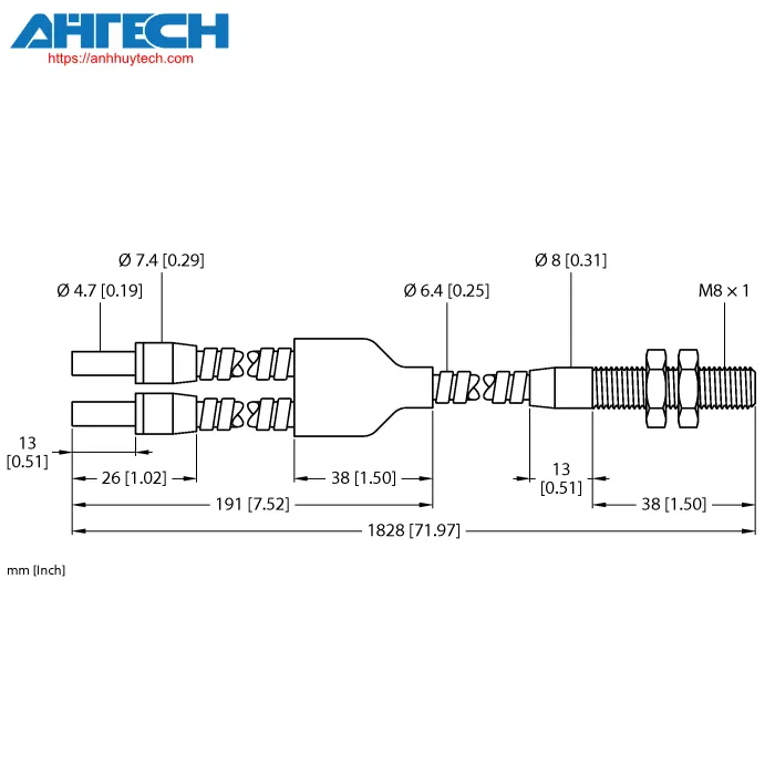 Cảm biến đo mức Turck bt26sm8