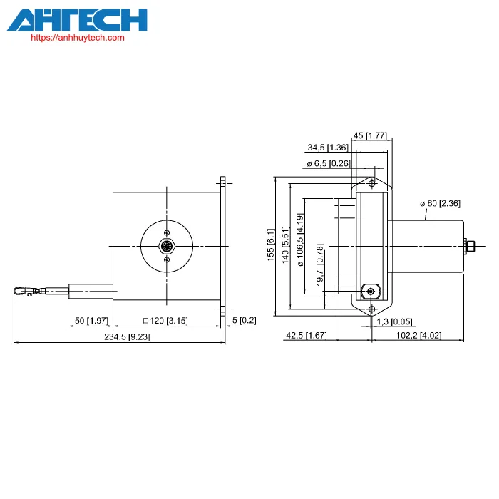 Cảm biến vị trí Turck dw6000-155-7e-h1441