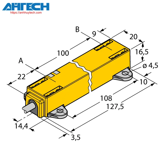Cảm biến vị trí Turck li100p1-q17lm1-liu5x2