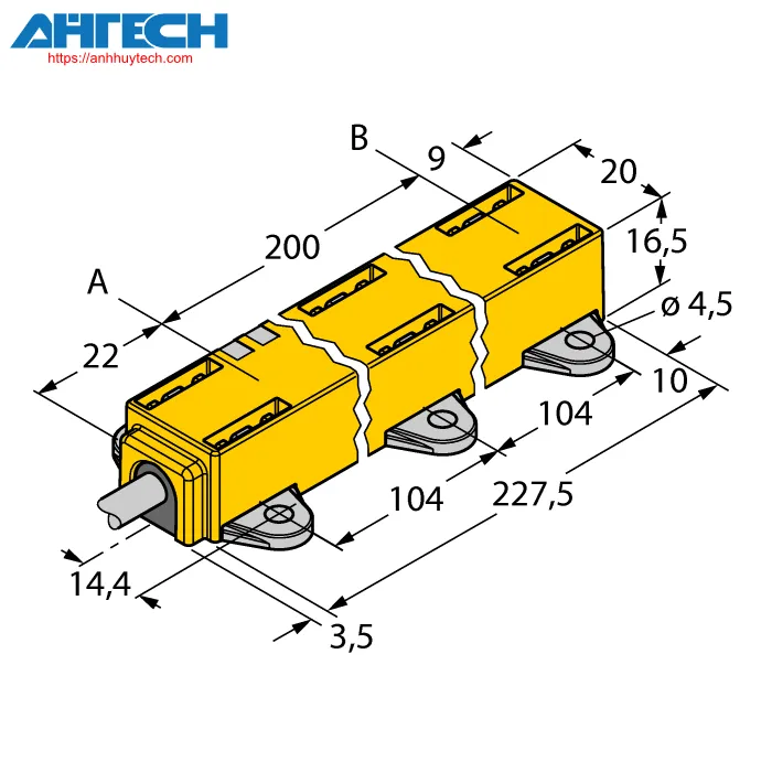Cảm biến vị trí Turck li200p1-q17lm1-liu5x2