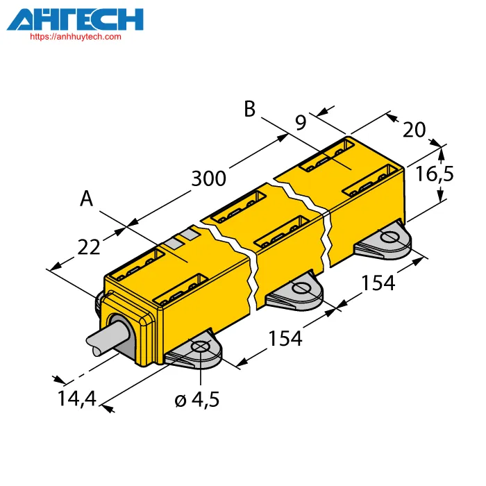 Cảm biến vị trí Turck li300p1-q17lm1-liu5x2