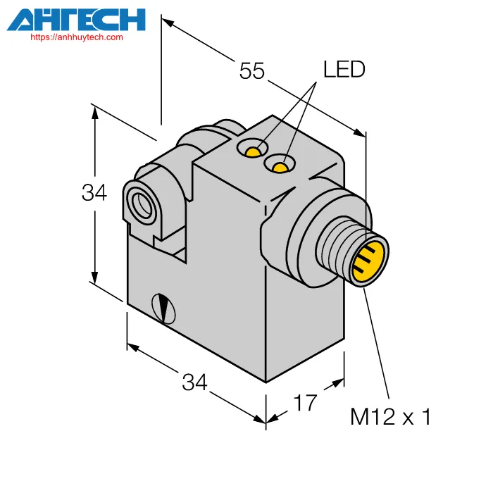 Magnetic Field Sensor Turck bim-ikm-ap6x2-h1141-s34
