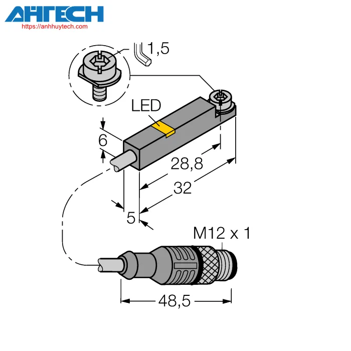 Magnetic Field Sensor Turck bim-int-y1x-h1141