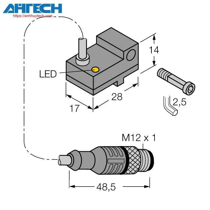 Magnetic Field Sensor Turck bim-nst-ap6x-03xor-rs4-s34