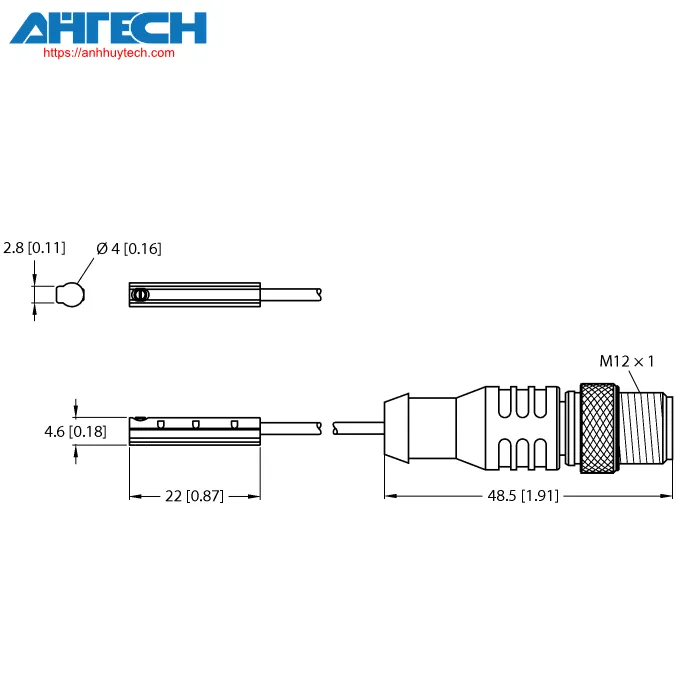 Cảm biến từ Turck bim-unc-ap6x-03-rs4