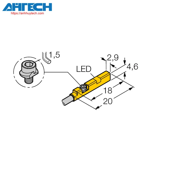 Cảm biến từ Turck bim-unr-ap6x-7m