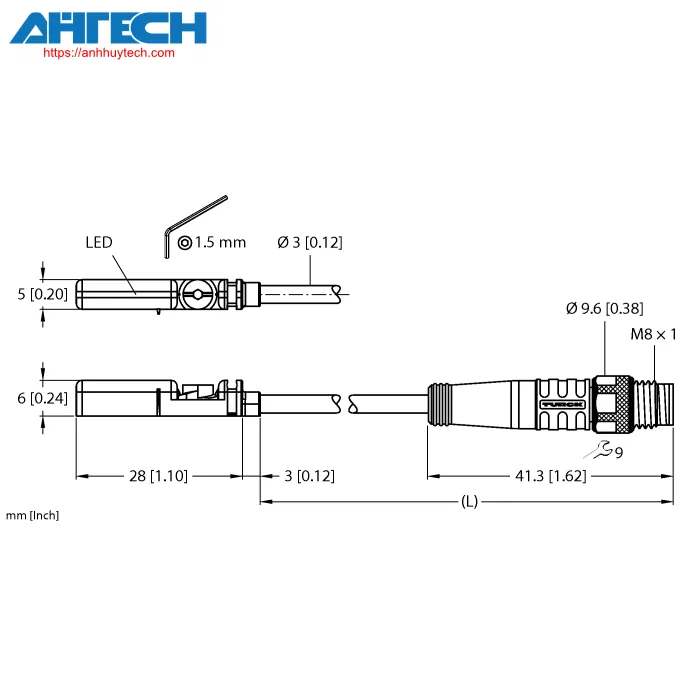Cảm biến từ Turck bim-unt-an6x-03-psg3m
