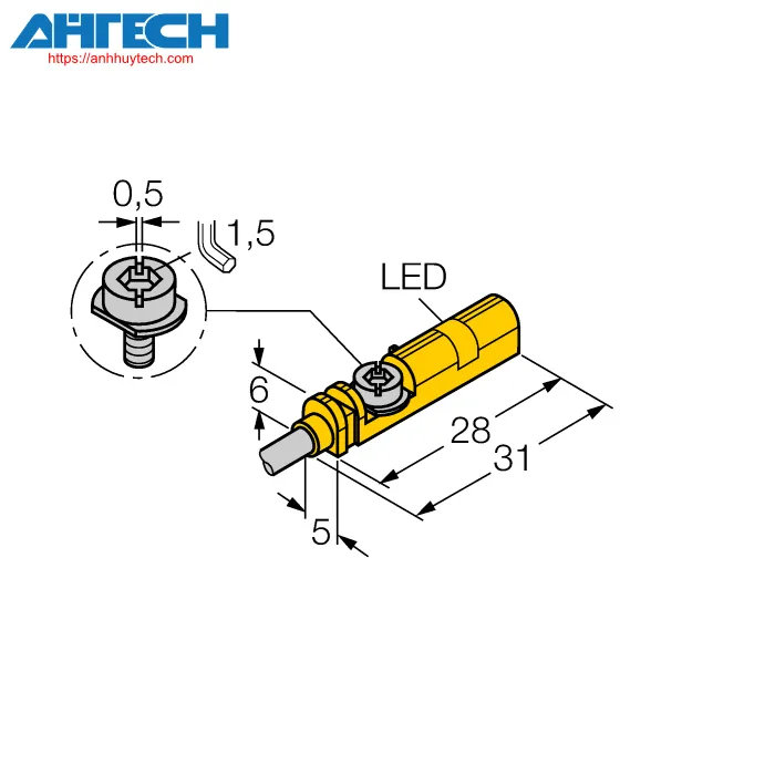 Cảm biến từ Turck bim-unt-ap6x-s1160
