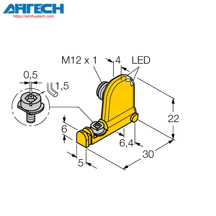 Cảm biến từ Turck bim-unt-ap6x2-h1141