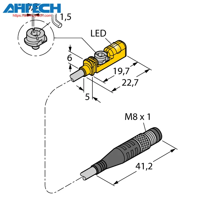 Cảm biến từ Turck bim-untk-ap6x-03-psg3m