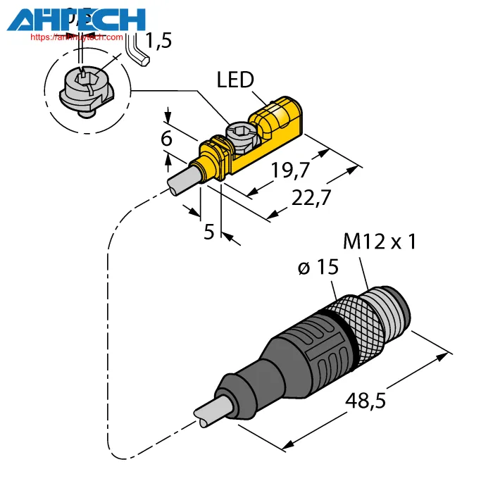 Magnetic Field Sensor Turck bim-untk-ap7x-03-rs4