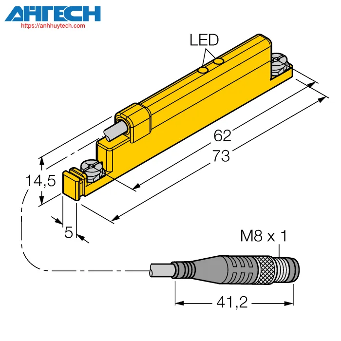 Cảm biến từ Turck wim45-untl-liu5x2-03-psg4m
