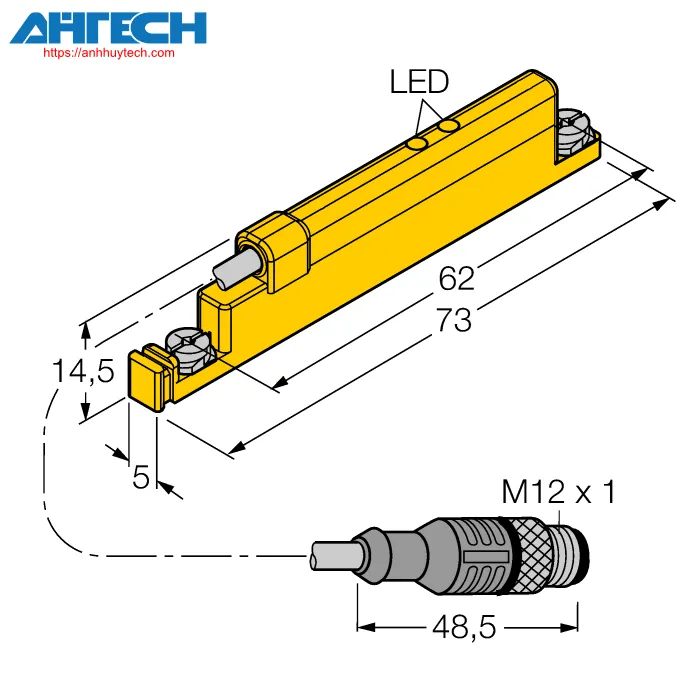 Cảm biến từ Turck wim45-untl-liu5x2-03-rs4