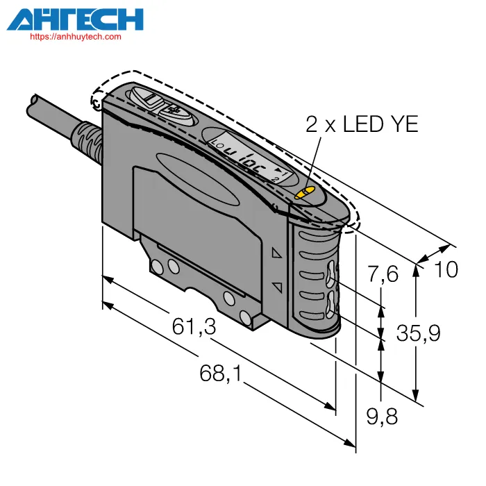 Photoelectric Sensor Turck d10ipfp