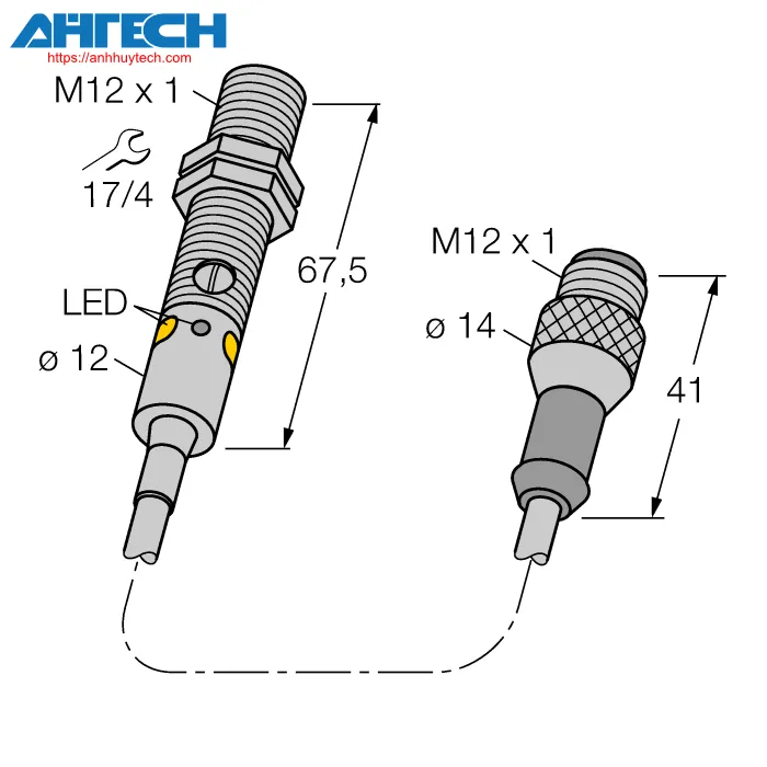 Photoelectric Sensor Turck m12plpq5