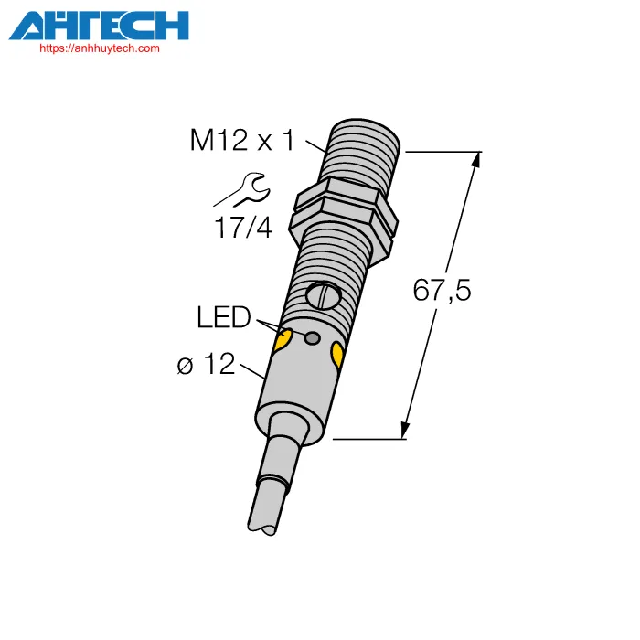 Photoelectric Sensor Turck m12pr-w-30