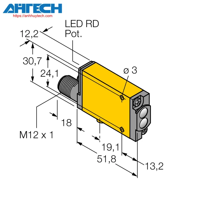 Cảm biến quang Turck miad9wq