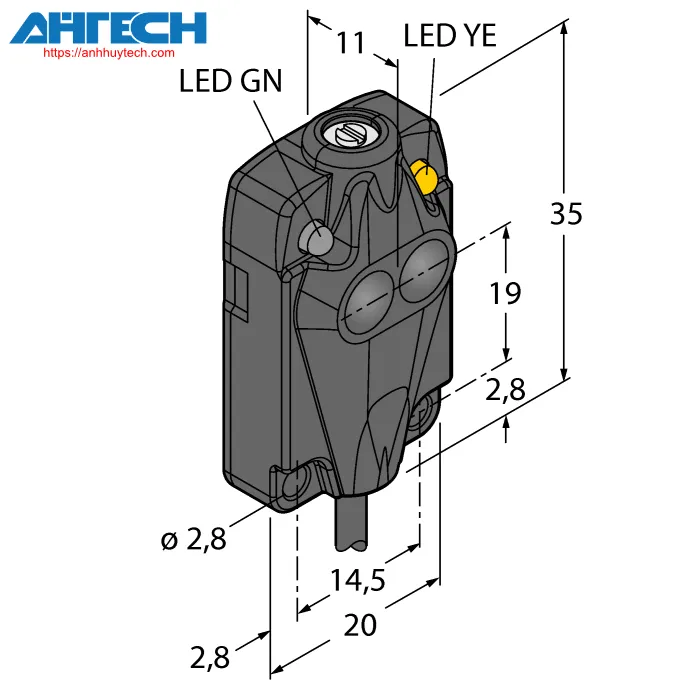 Cảm biến quang Turck q10ap6d