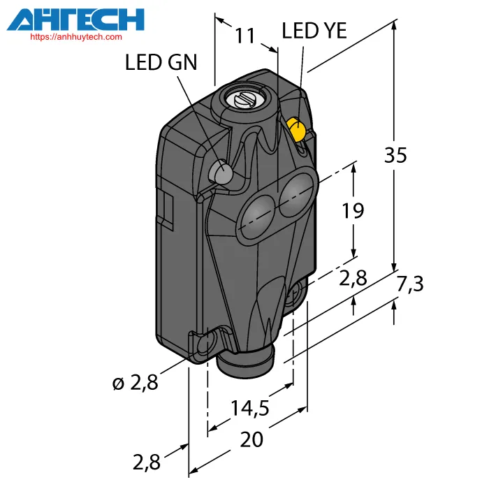 Cảm biến quang Turck q10ap6dq