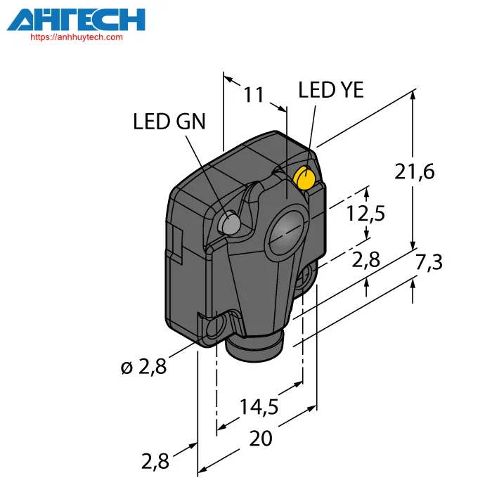 Photoelectric Sensor Turck q10ap6rq