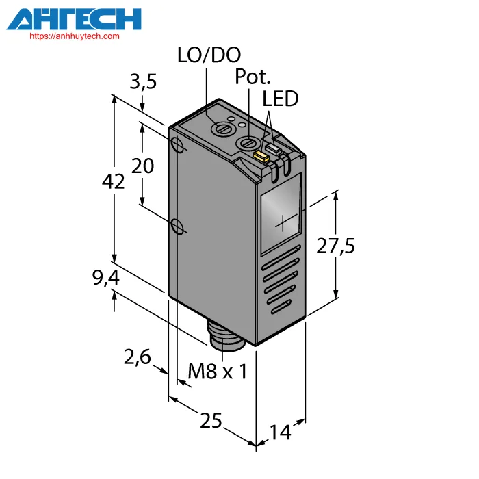 Cảm biến quang Turck q26nxlpq7