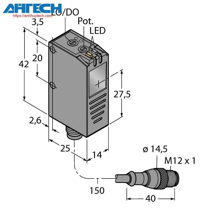 Cảm biến quang Turck q26pxlpq5