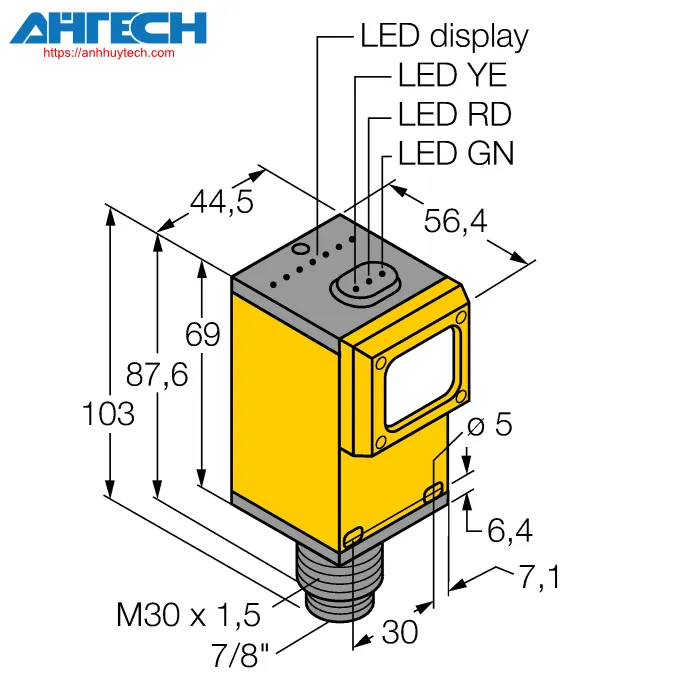 Cảm biến quang Turck q45vr3dlq