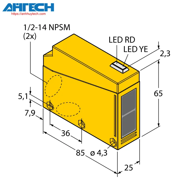 Photoelectric Sensor Turck q8562e-b