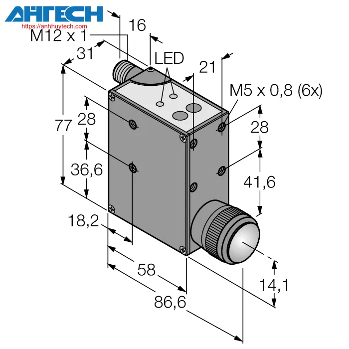 Cảm biến quang Turck ql56m6xd15bq