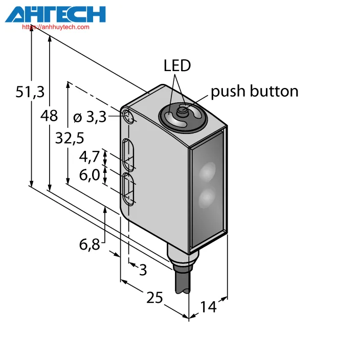 Photoelectric Sensor Turck qm26vpaf200-5m