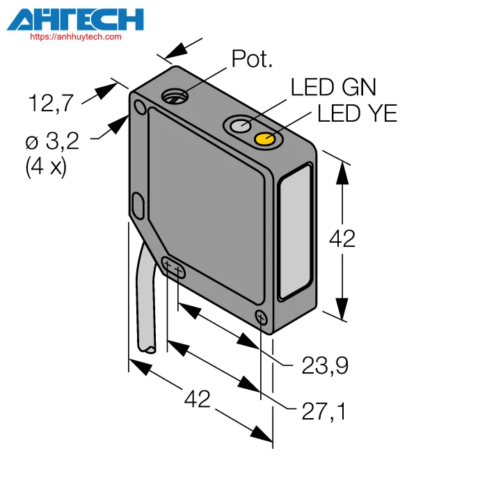 Cảm biến quang Turck qm42vn6lp-w-30