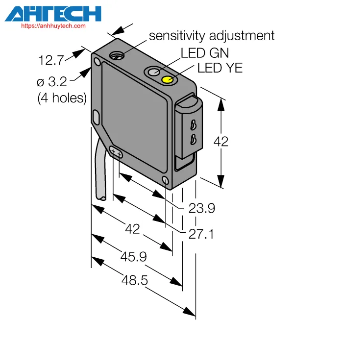 Cảm biến quang Turck qm42vp6fp-w-30