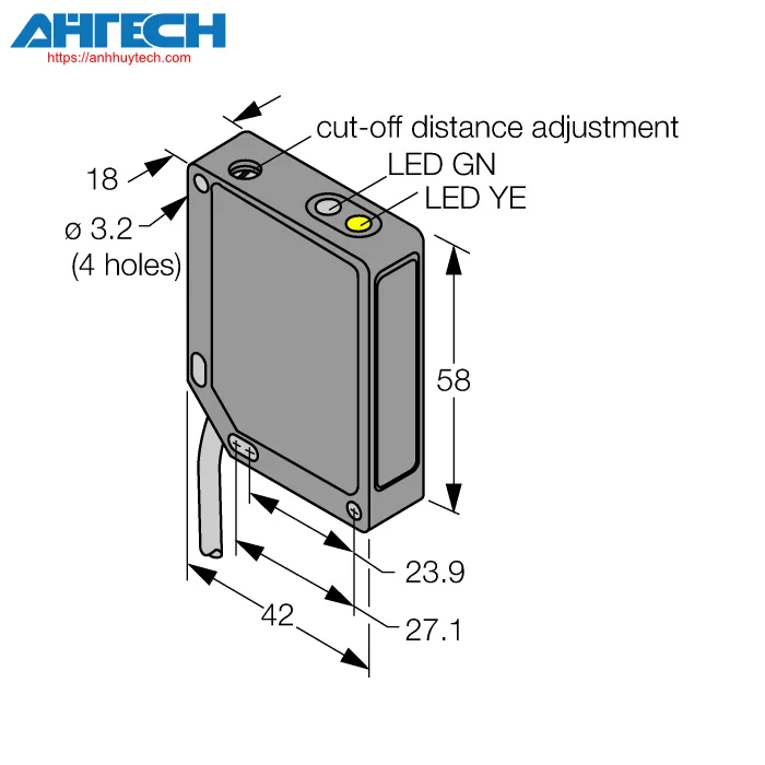 Photoelectric Sensor Turck qmt42vp6afv400